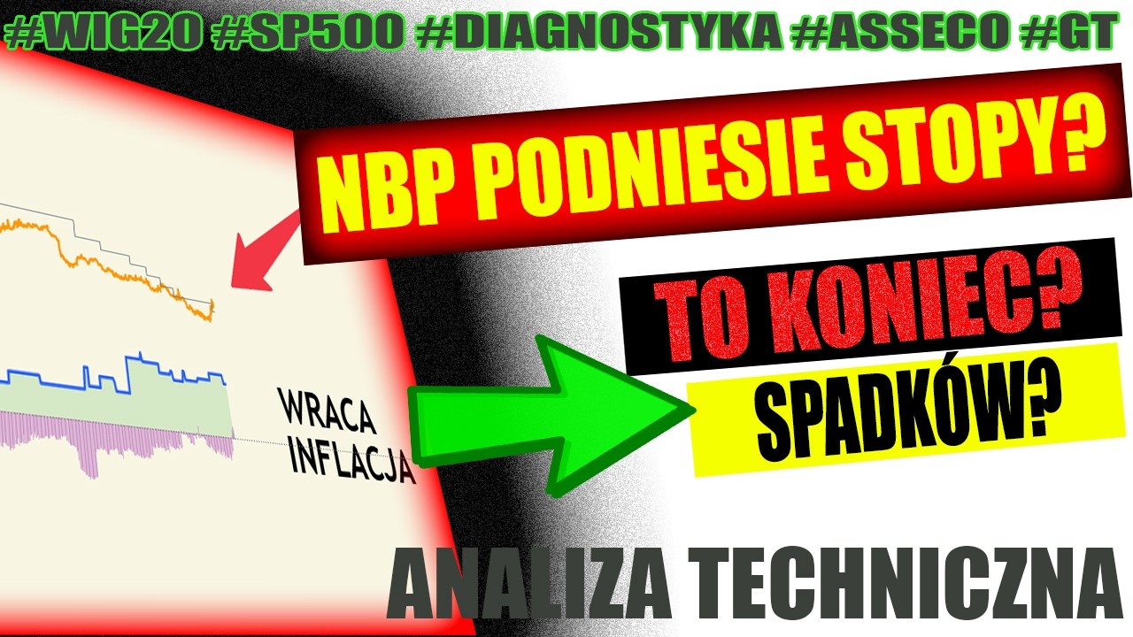 NBP podniesie stopy? Giełda - JUŻ po wszystkim? WIG20, Diagnostyka, Asseco, GT, SP500 - analiza