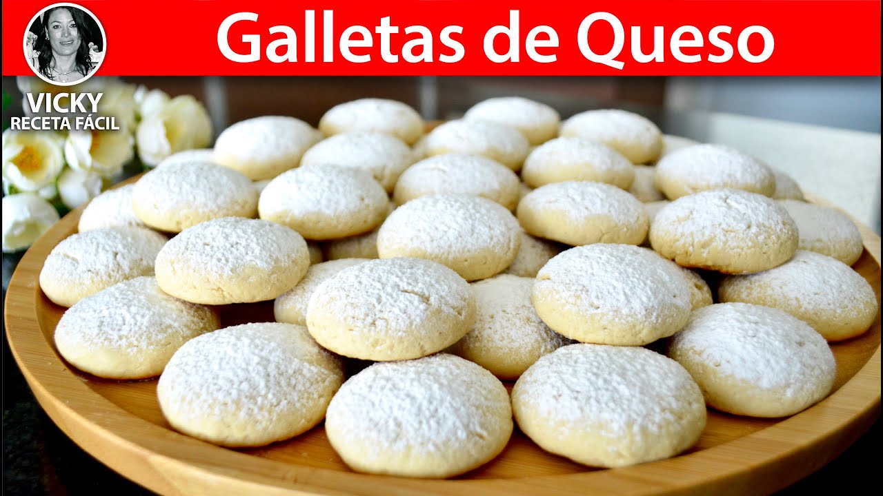 Galletas de Queso | #VickyRecetaFacil