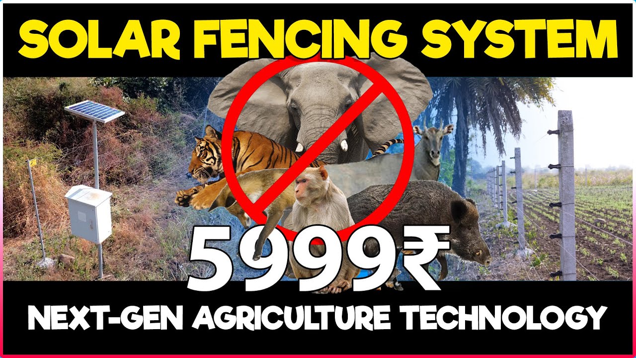 Next Generation SOLAR ELECTRIC FENCING System | Low Cost & Most Effective Agriculture Fencing System