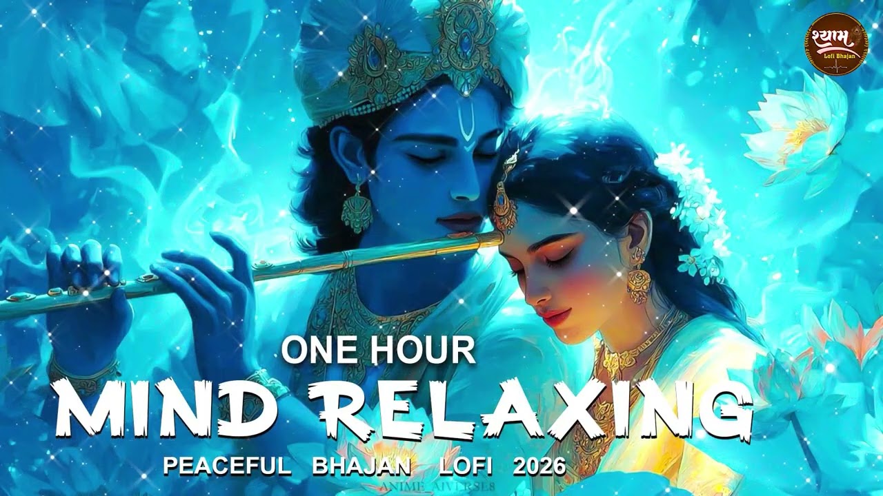 1 Hour Of Mind Relaxing || Shree Krishna Lofi Bhajan || Lofi Tune || Peaceful bhajan lofi