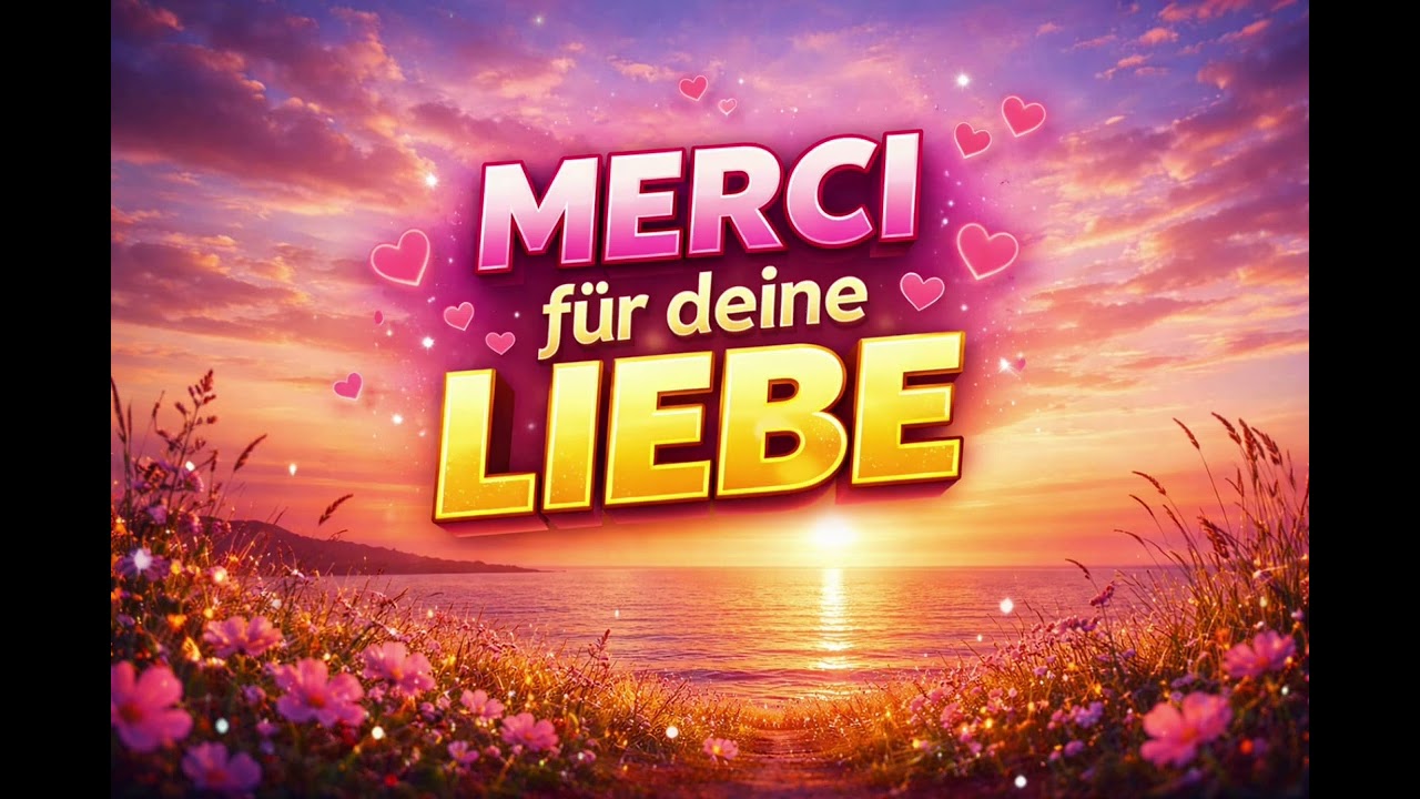 Merci für deine Liebe
