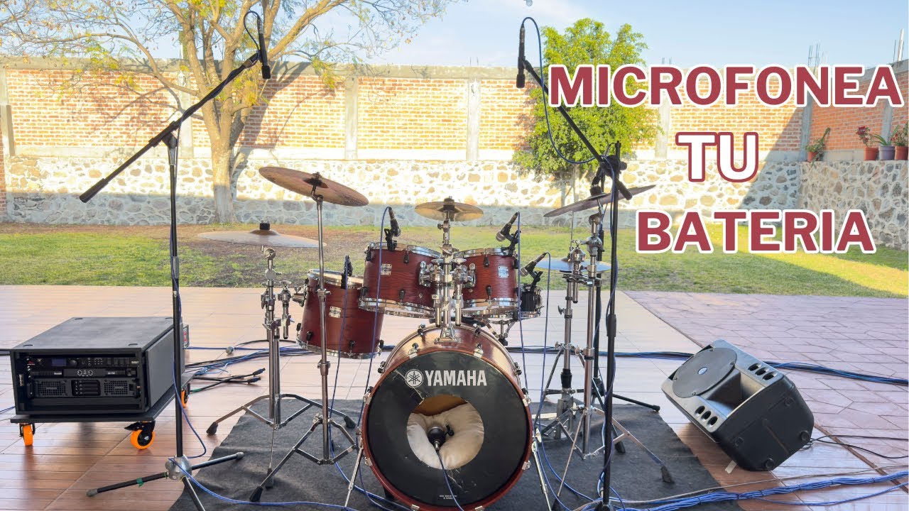 Como Microfonear La Bateria
