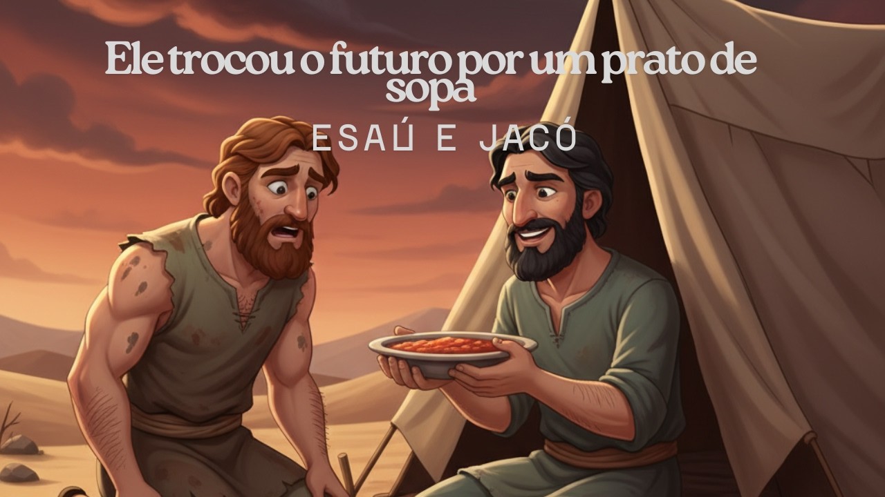 DO ÓDIO AO ABRAÇO - HISTÓRIA BÍBLICA DE ESAÚ E JACÓ #inclusão