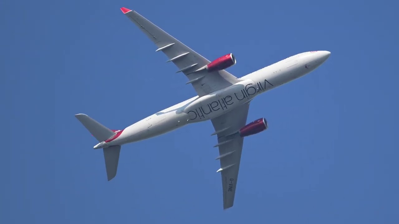 Absolutely noisy Heathrow 09R flyovers filmed during the morning 12/08/2024