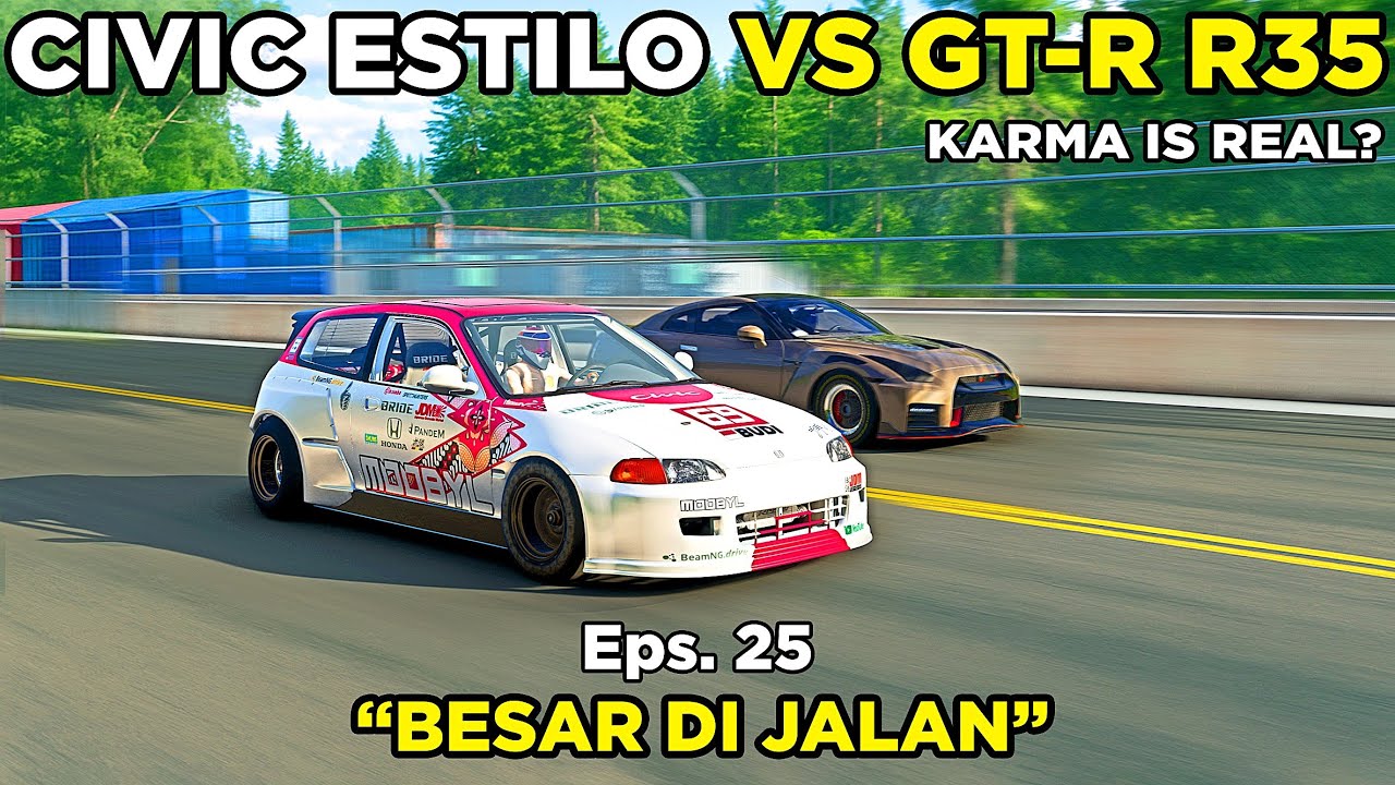 Besar Di Jalan | Eps. 25 -  BeamNG.Drive