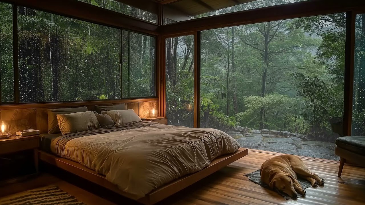 Fall Asleep in Minutes with Soft Piano & Rain Sounds – Deep Sleep Music for Insomnia, Stress