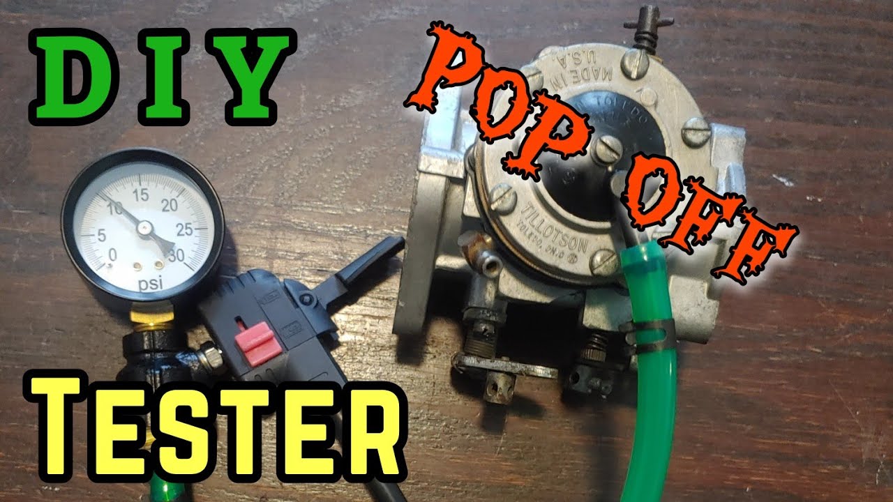 Pop Off Pressure Tester DIY