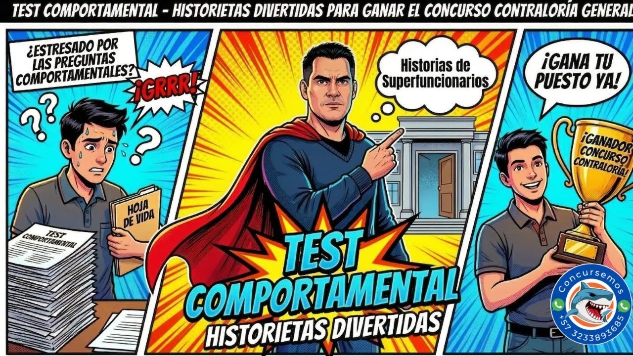 Test Comportamental – Historietas Divertidas para ganar el Concurso de la Contraloría General