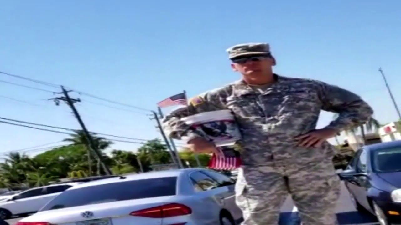 Veteran in heated viral video says he's exposing 'scam artists'