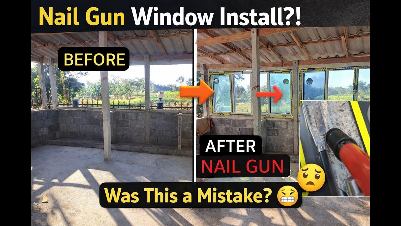 “I Installed These Windows Using a Nail Gun… Would You Do This?”