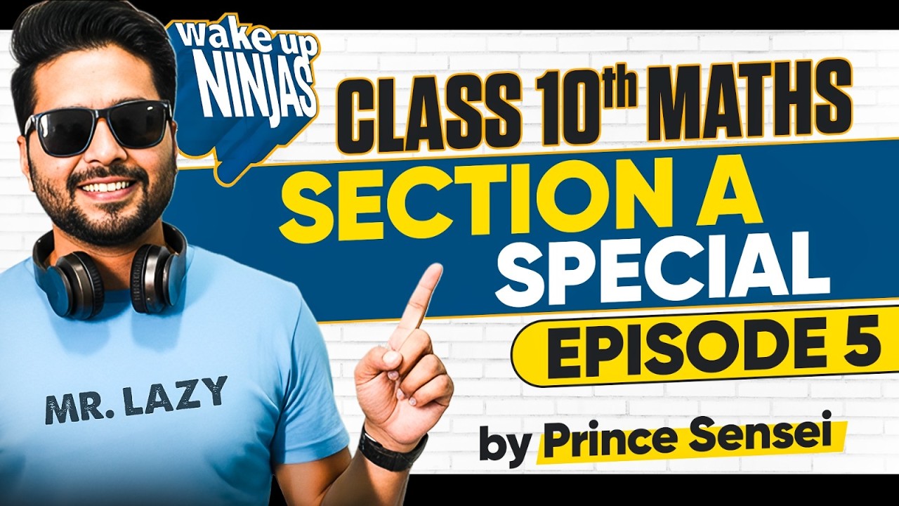 Class 10th MATHS LIVE🔥 | Most Important Questions + PYQs | Boards 2026 by Prince Sir