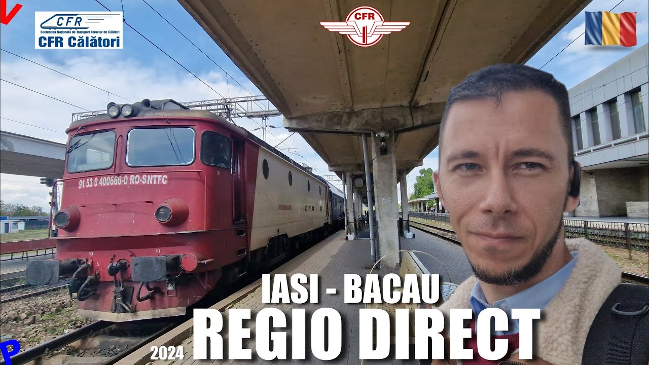 Tren Iasi - Bacau | Calatorie cu tren Regio direct, cu schimbare directie in Pascani