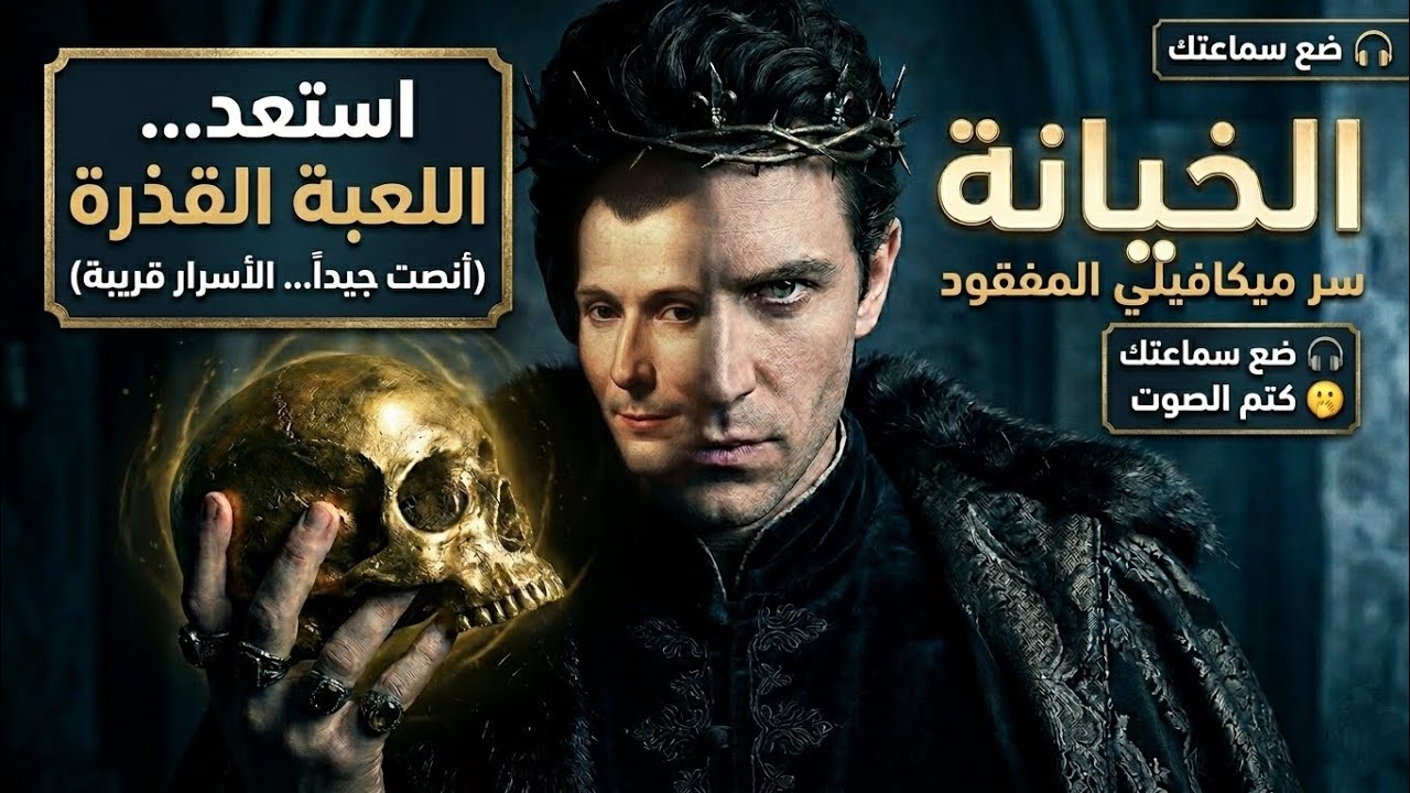 سر ميكافيلي المفقود: كيف تصبح ماكراً وتسيطر على اللعبة؟ 👑⚔️