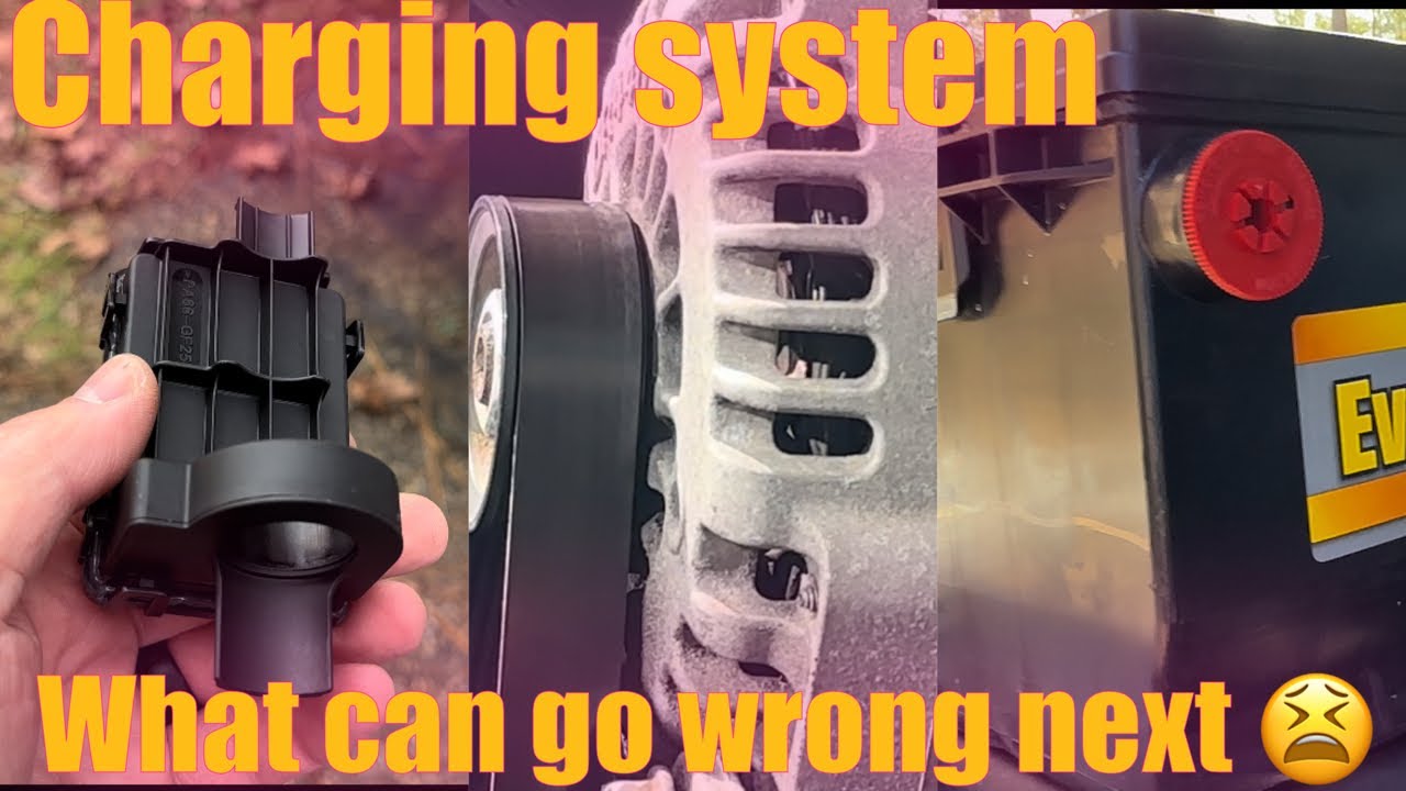 06 gm battery control module, alternator and battery