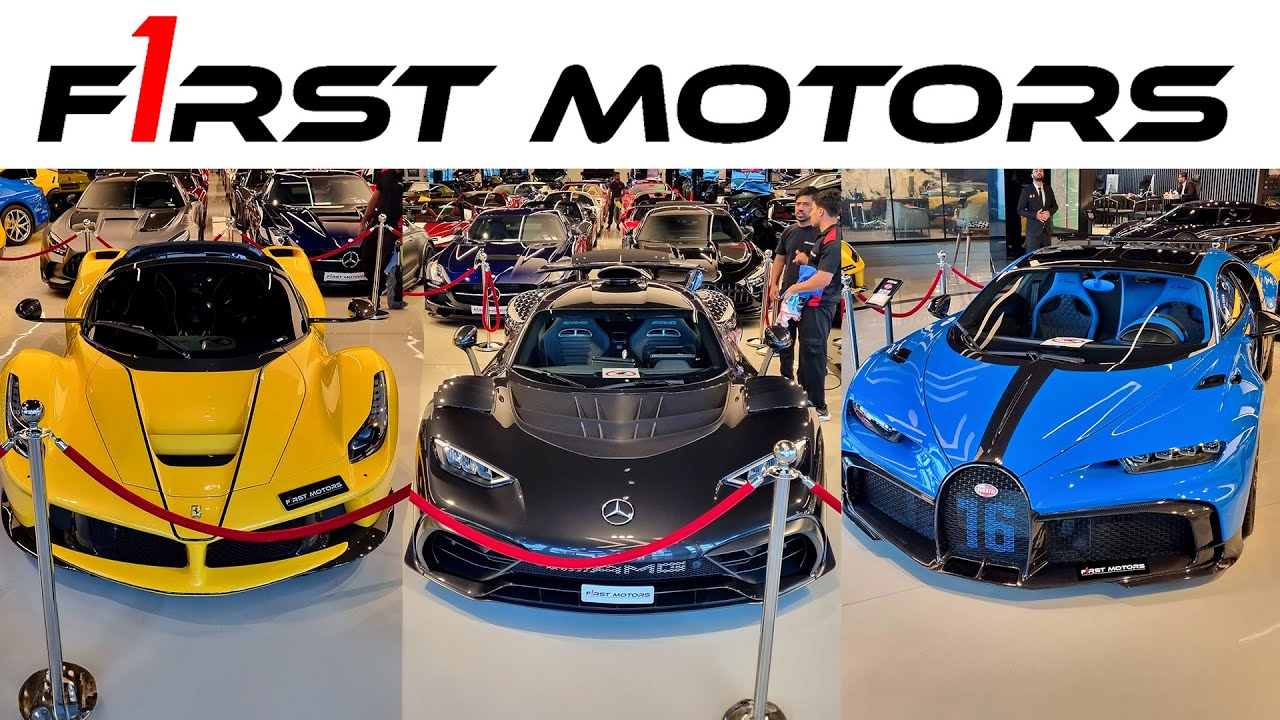 SUPERCAR SHOPPING POV at F1RST MOTORS DUBAI - Most Exclusive and Expensive Showroom!