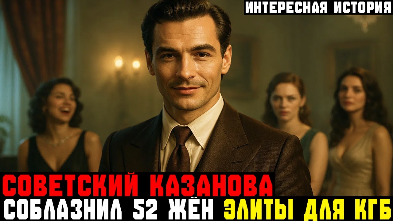 СОВЕТСКИЙ КАЗАНОВА: 50 жён элиты для КГБ | Документальная драма | СССР