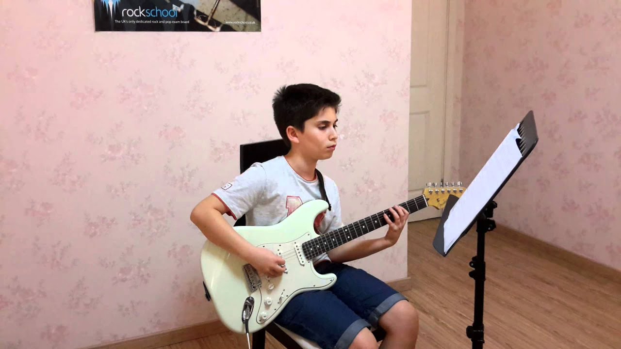 Jose Antonio's student - Rockschool Guitar Exam - Grade 2