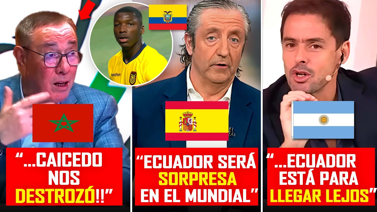 prensa MARROQU&Iacute; y MUNDIAL IMPRESIONADOS con ECUADOR 