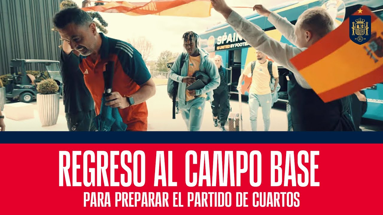 La Selección regresa a su campo base para preparar los cuartos de la Eurocopa | 🔴 SEFUTBOL
