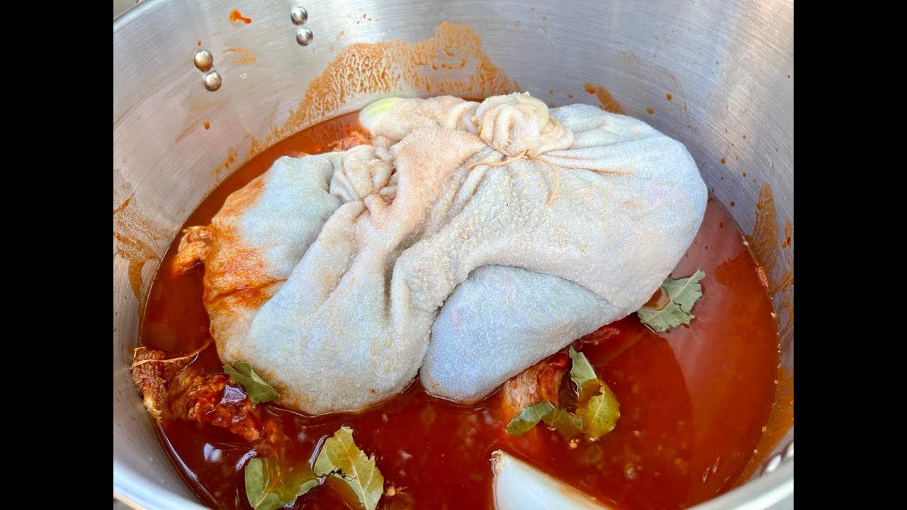 Cómo preparar y lavar pancita de chivo🐐