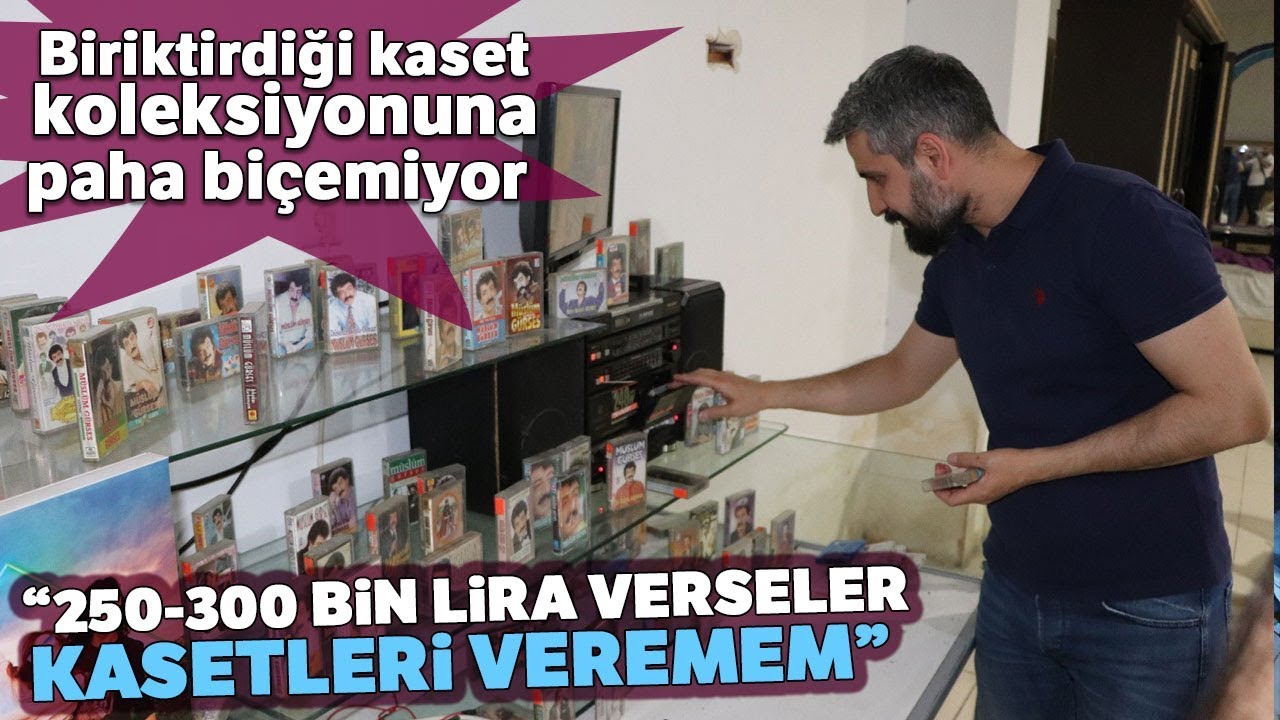 23 Yıldır Kaset ve Plak Biriktiriyor