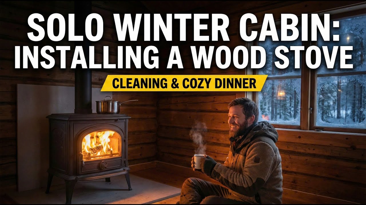 24 Hours Alone in a Log Cabin: Making it a Home  | Explore The World