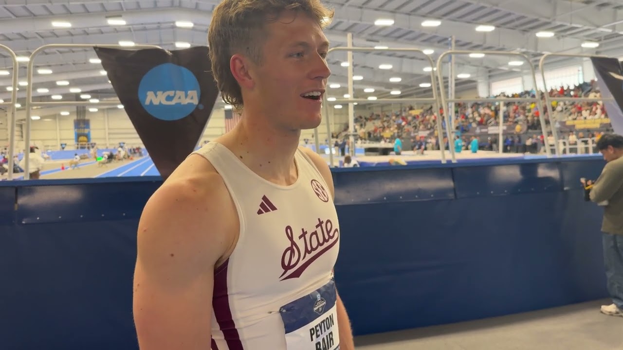 Peyton Bair Reacts To Heptathlon Win (6013 points), Talks Mental Approach At 2025 NCAA Indoor Champs