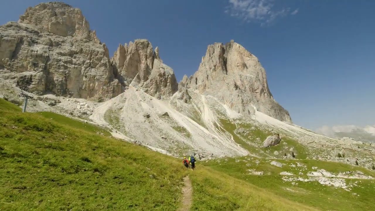 SASSOLUNGO - SASSO PIATTO - 2° parte anello Sasso Piatto dal Rifugio Toni Demetz