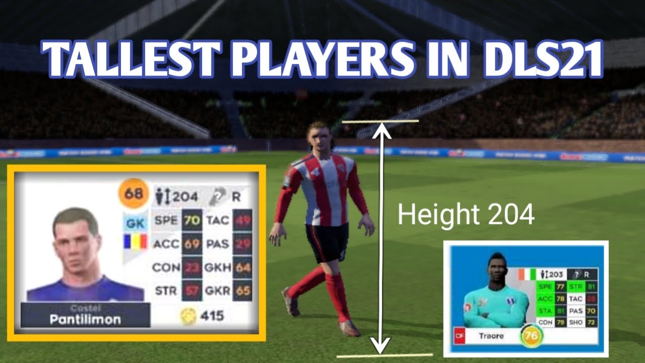 Top Best Tallest players in Dls2021
