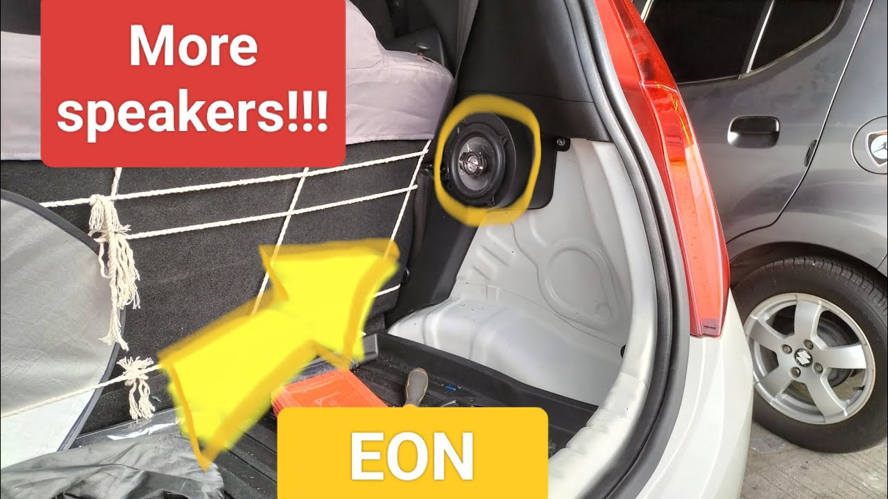 Adding speakers (hyundai eon)
