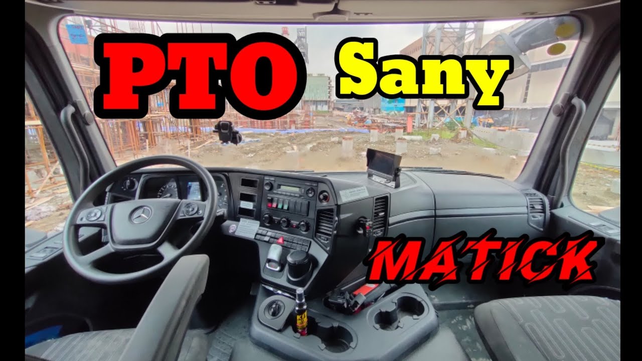 Cara masukin PTO Sany Concrete Pump Tranmisi matick Mercedes Benz Arocs