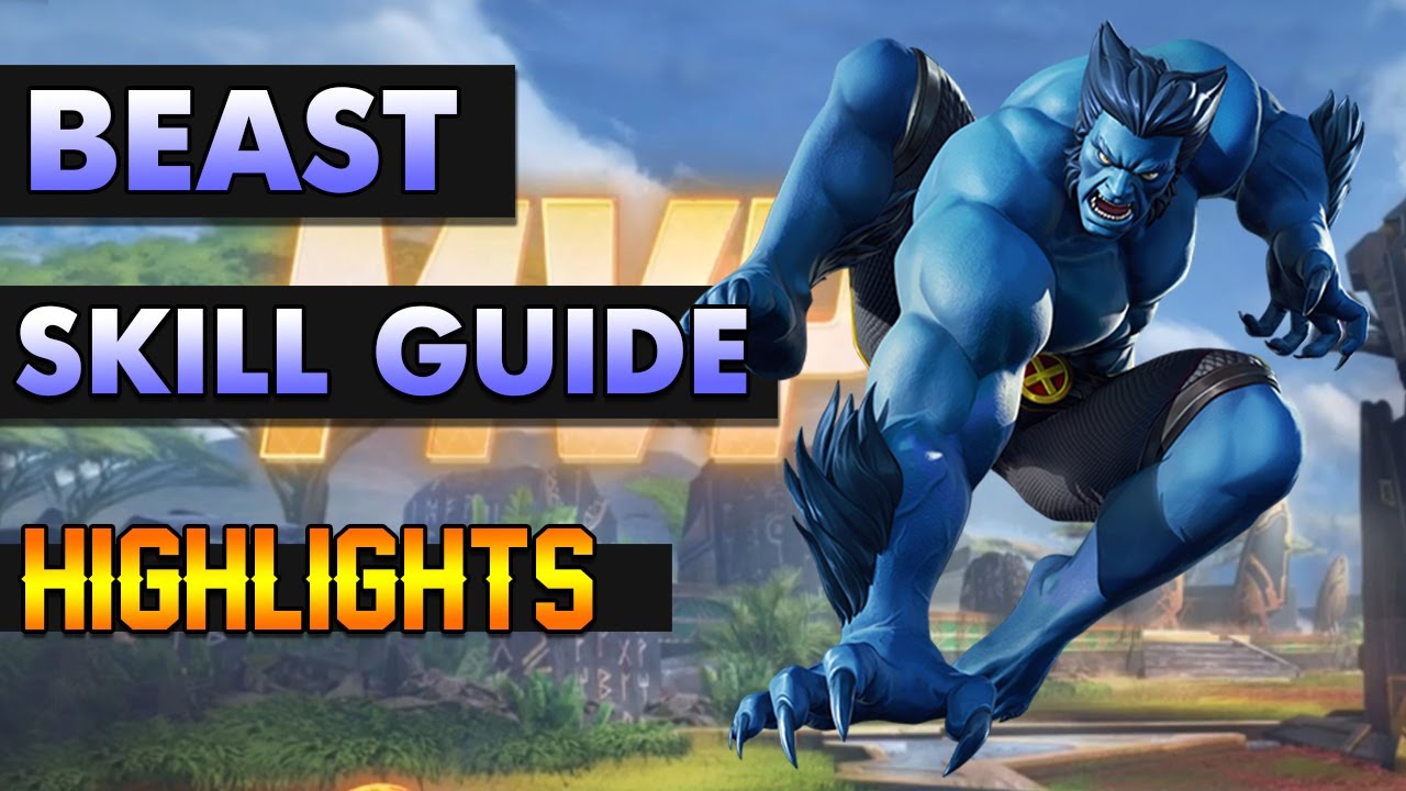 BEAST HIGHLIGHTS AND SKILL GUIDE (ASSASSIN) - MARVEL SUPER WAR
