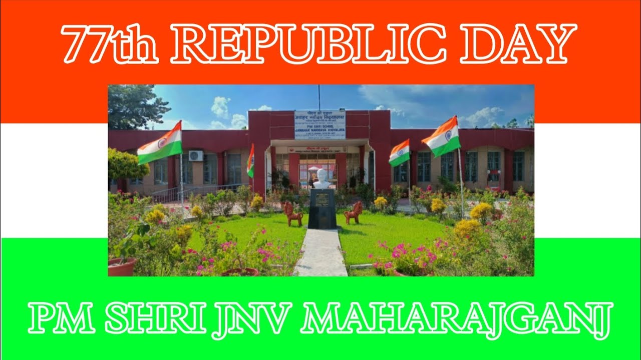 77th Republic Day at JNV MAHARAJGANJ 2026