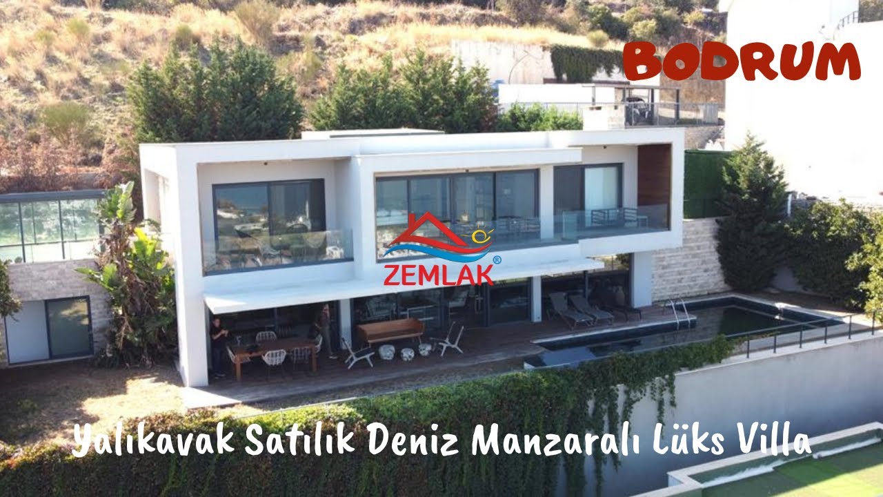 Bodrum'da Satılık Villa (Bodrum Yalıkavak Muhteşem Manzaralı Lüks Villa)