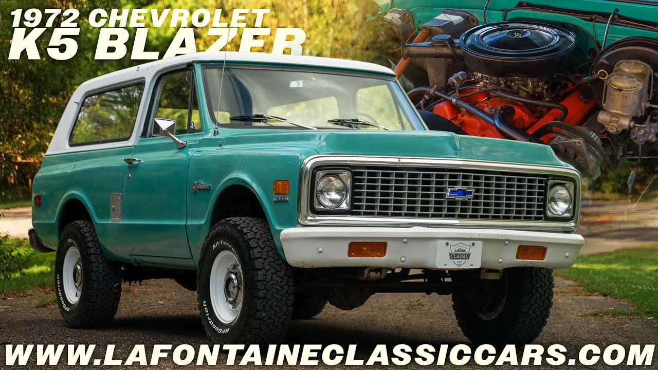 SURVIVOR 1972 Chevrolet K5 Blazer (FOR SALE) - 5CM021P