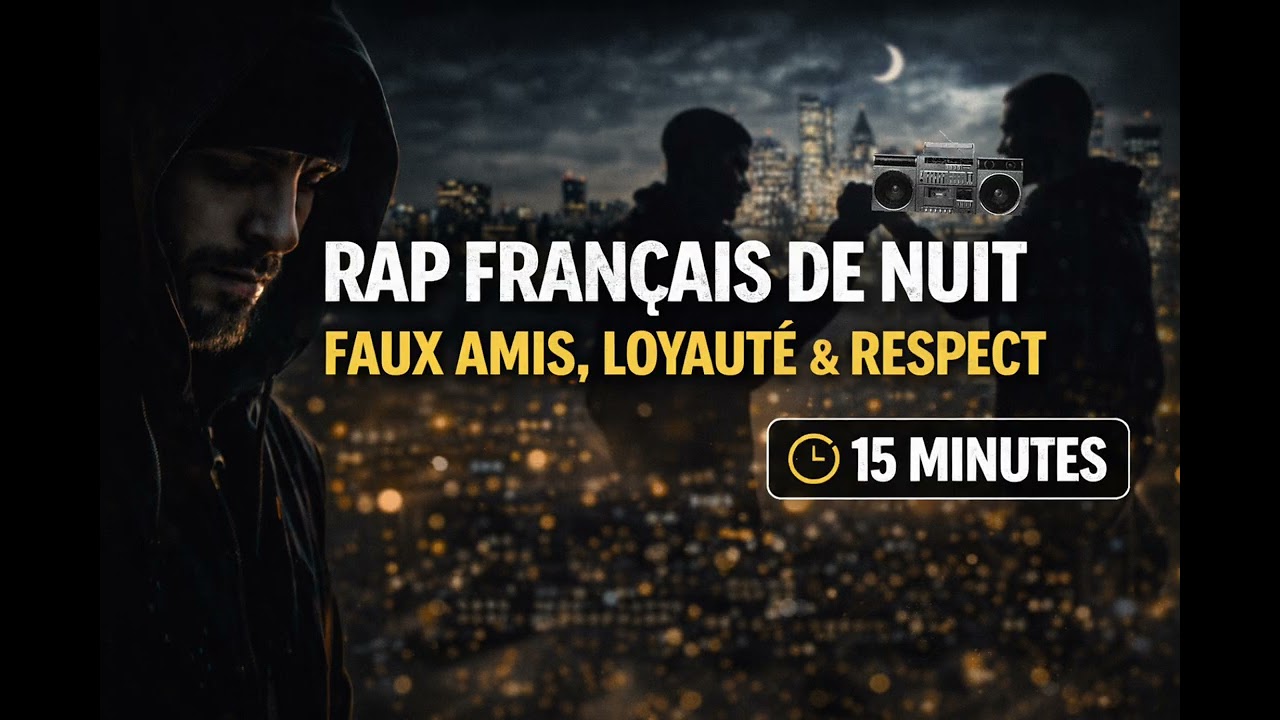 Rap Français Sombre | Musique De Nuit Pour Réfléchir (1 Heure)