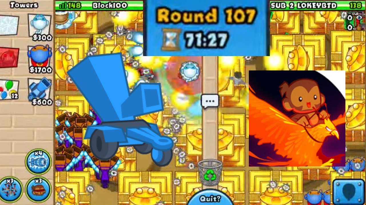 Ice Chipper Super Lategame with @lokeyBTD. It doesn't go well. (Bloons Tower Defense Battles)