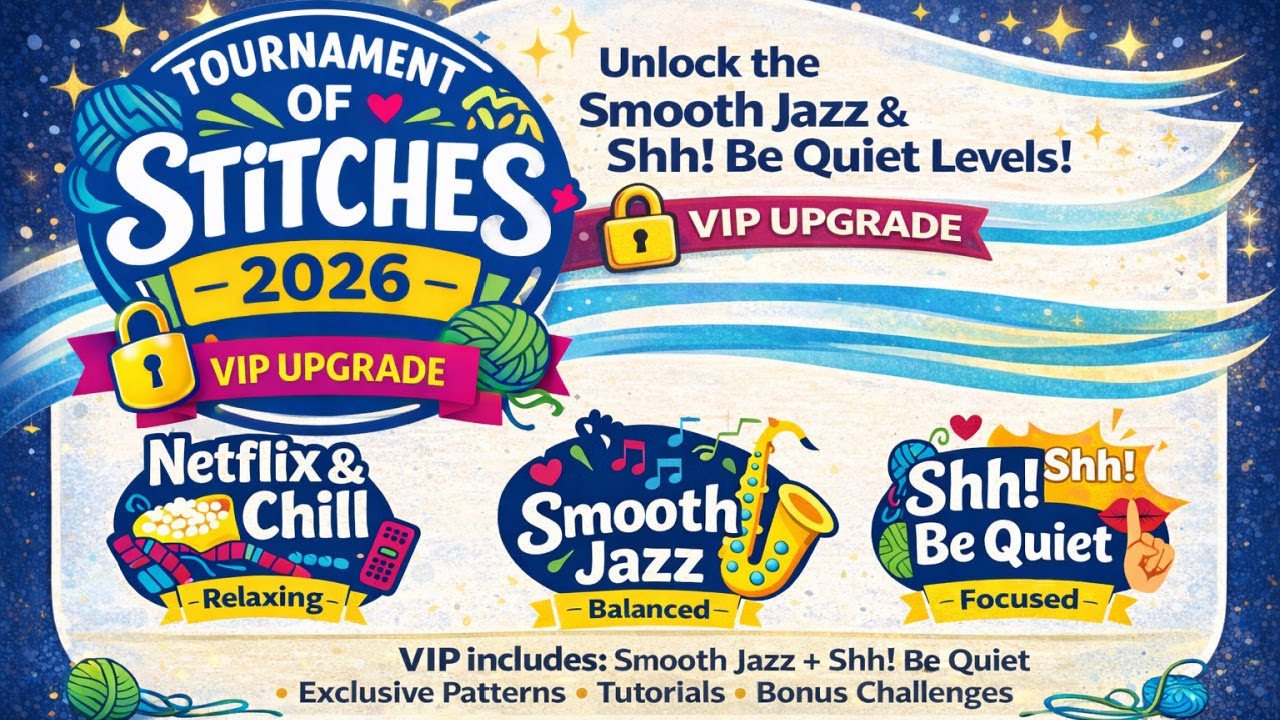 🎙️ Mondays with Marly – Knitters vs Crocheters? 😏 Tournament of Stitches 2026 VIP Upgrade!