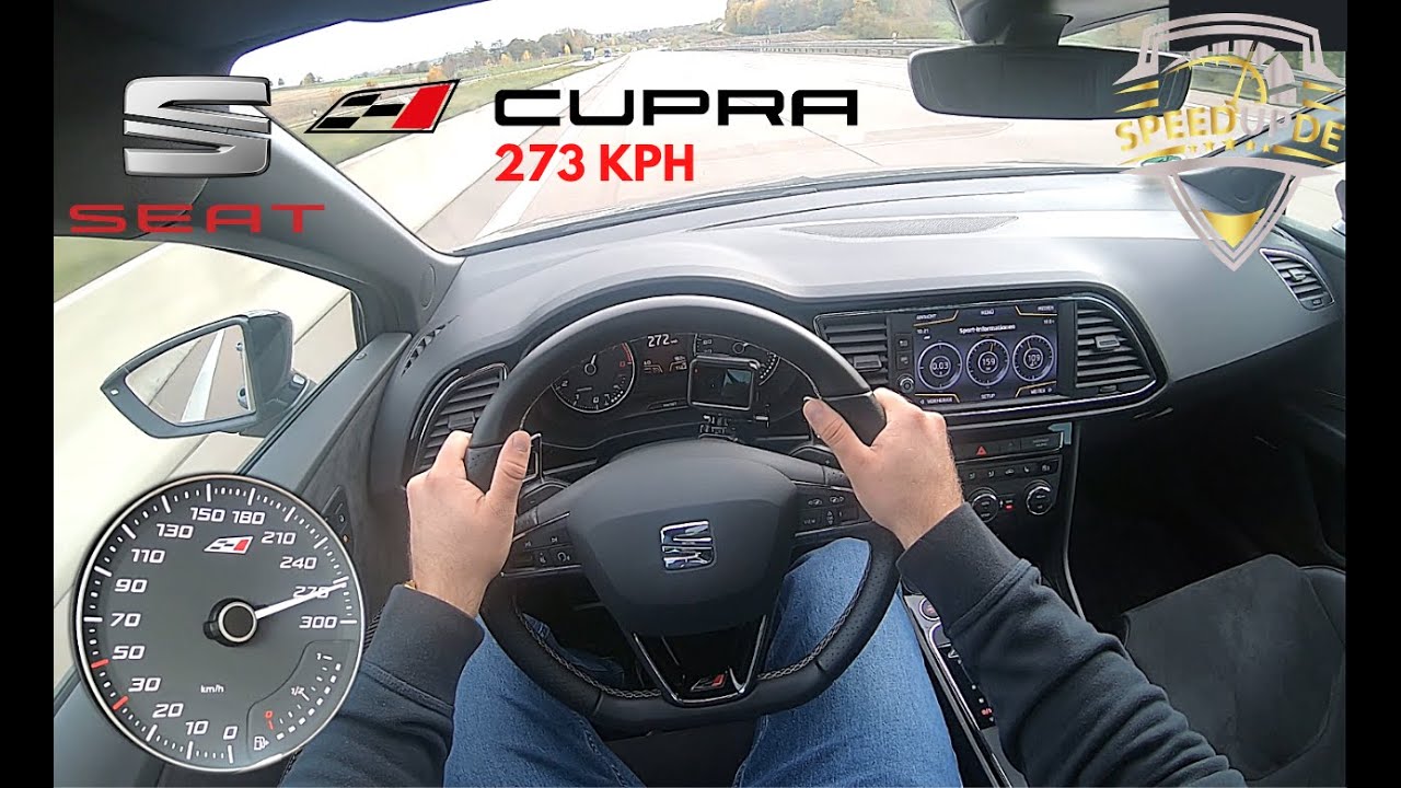 Seat Leon Cupra 300 I 300 HP I ON GERMAN AUTOBAHN (NO LIMIT) by SpeedUpDE