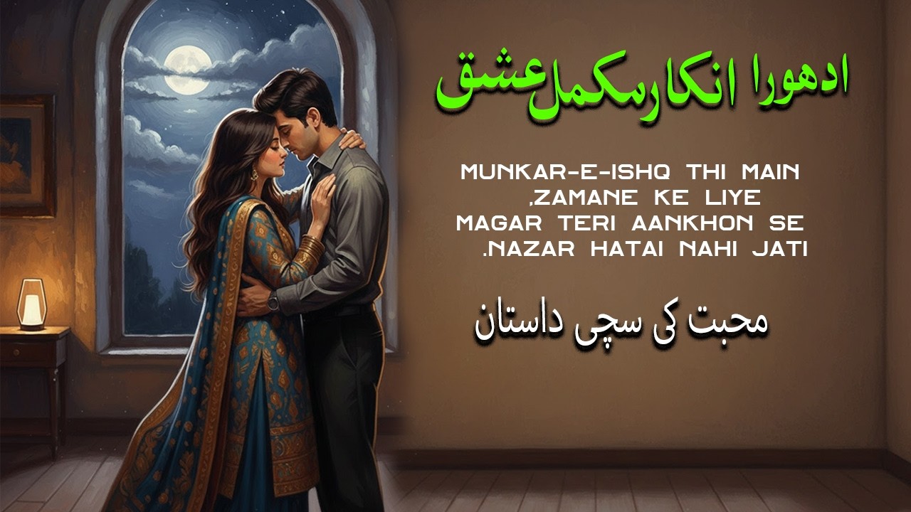 Adhora Inkar Mukamal Ishq  || A True Love Story || A Moral Story ||Long Story ||