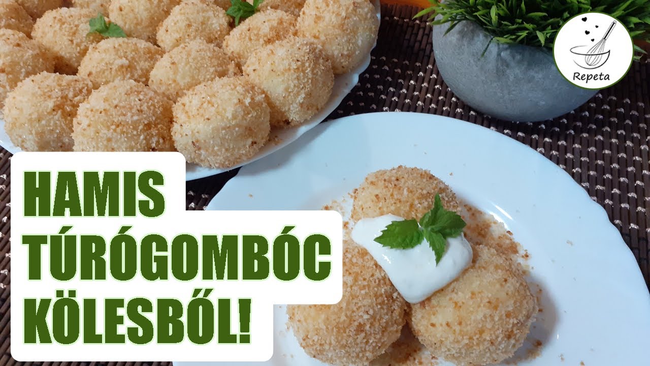 Hamis túrógombóc kölesből 🌾 tejallergiásoknak és vegánoknak is