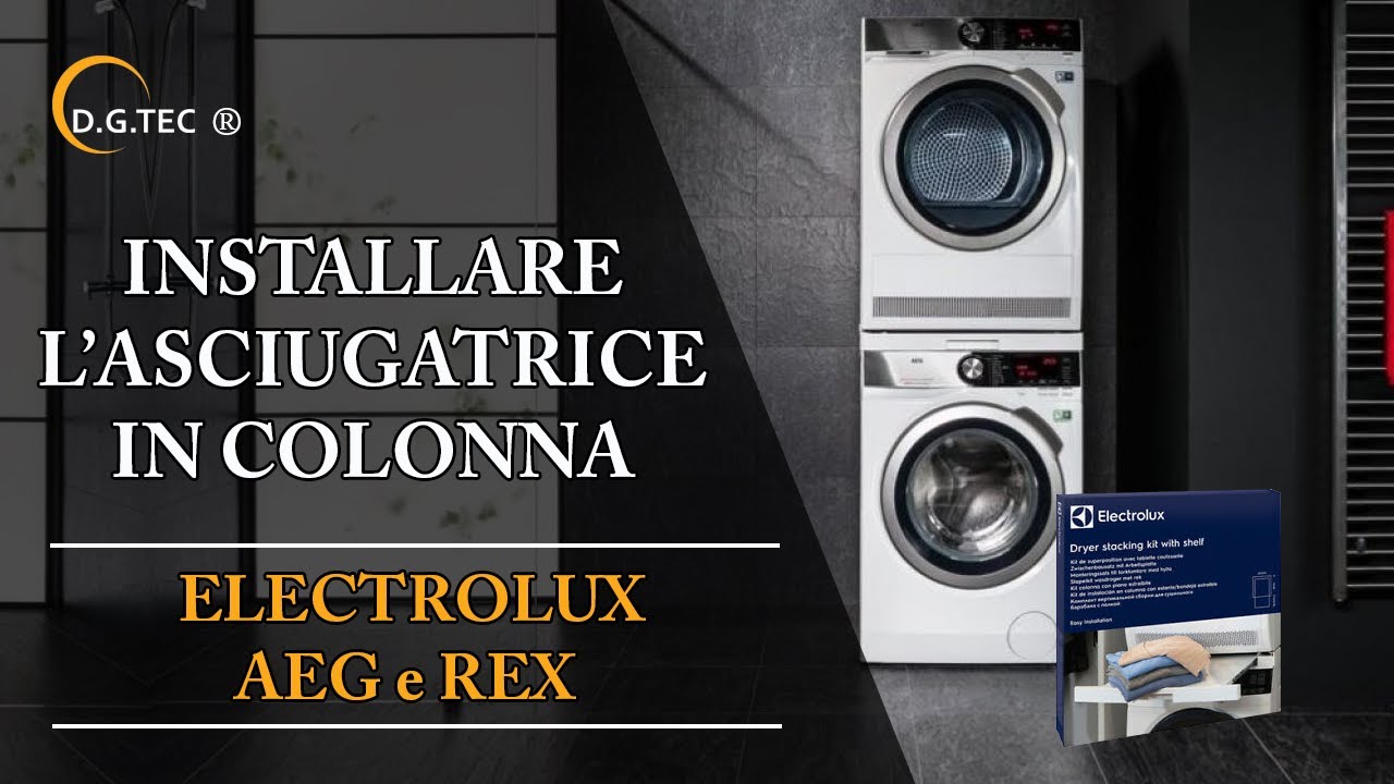 Installazione asciugatrice Electrolux AEG