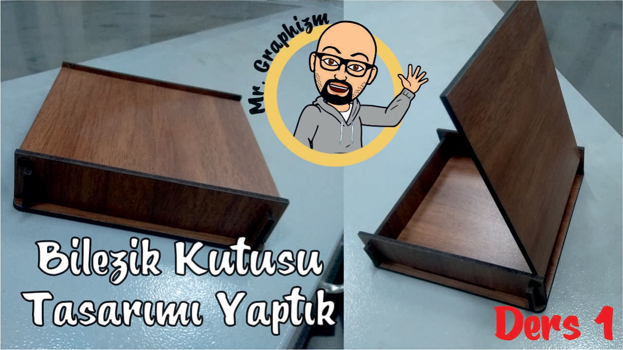 Bilezik Kutusu Tasarımı Yaptım (CorelDraw X6)