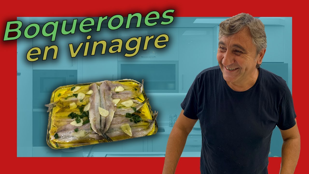 BOQUERONES en VINAGRE 🐟 | Muy ricos y fáciles