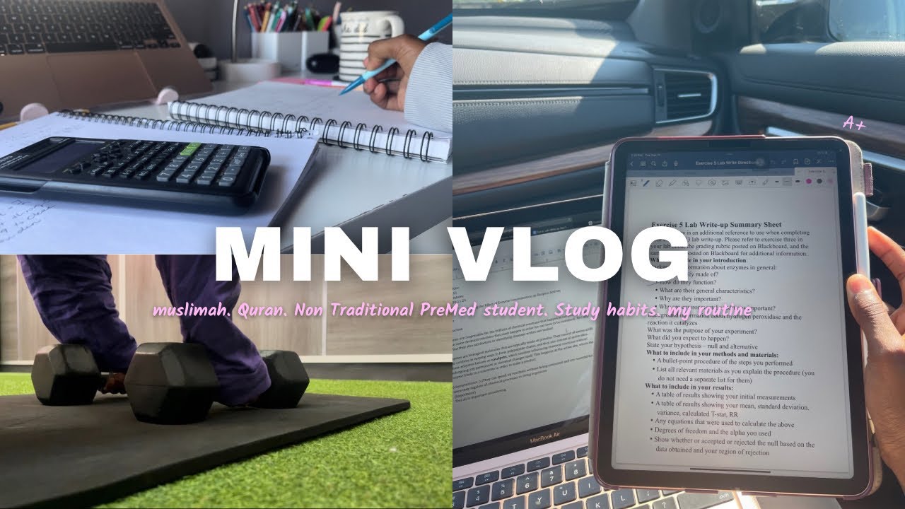 STEM Study Vlog 🫀📚my routine, healthy living, study motivation