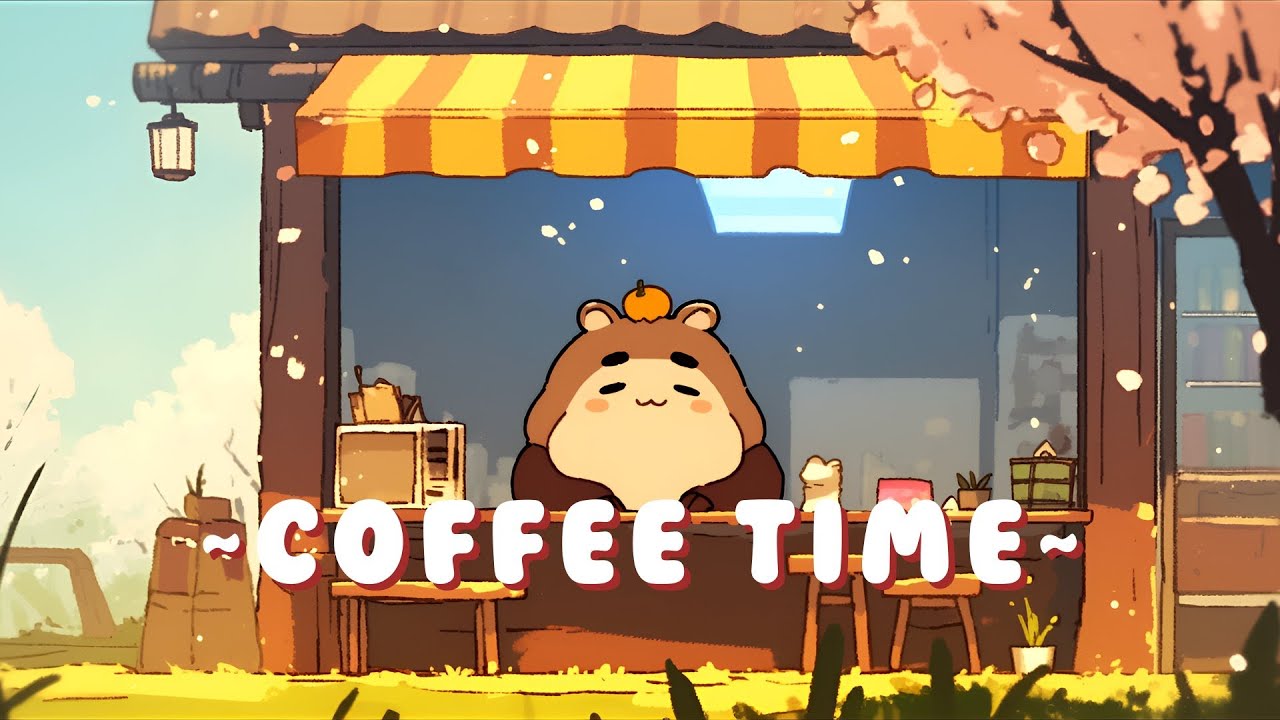 Capybara Lofi Music Station - Ambient Study Beats Mix ~ Cozy Atmosphere ~ 🦫 🎵 🌙