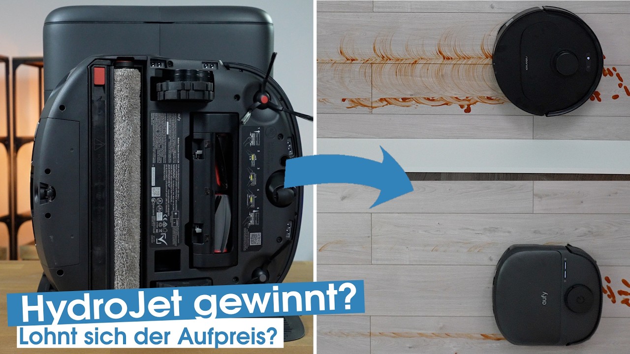 Eufy C28 vs Roborock QV 35S - Lohnen sich 70€ Aufpreis wirklich? HydroJet Test! Saug & Wischroboter