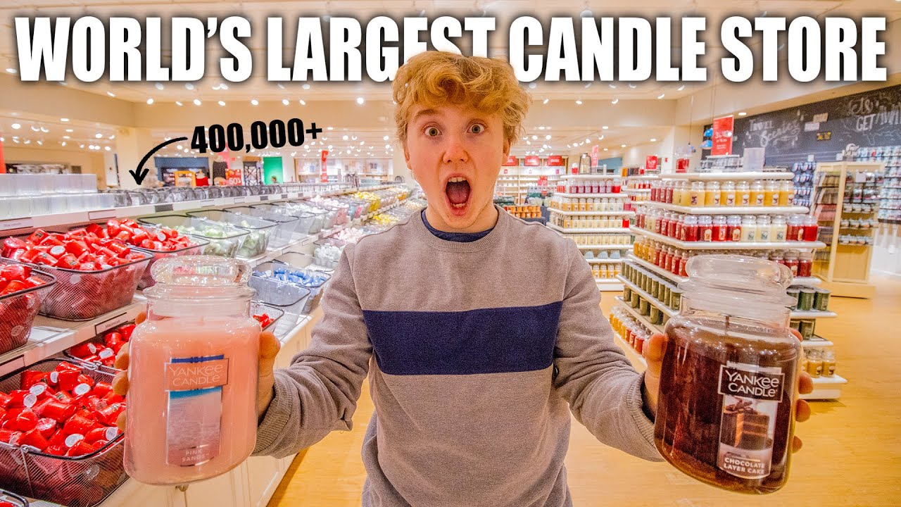 INSIDE OF THE WORLD'S LARGEST CANDLE STORE (Yankee Candle Village)