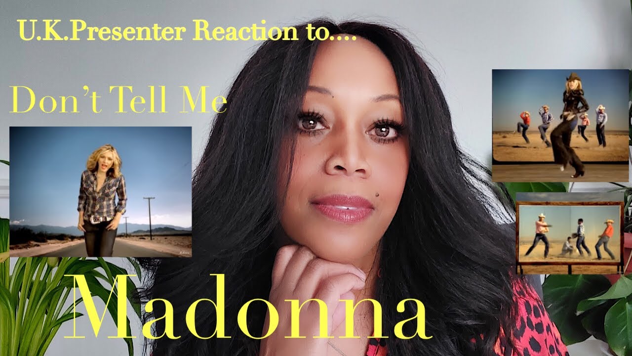 Madonna Don't Tell Me (Official Reaction) -  Woman of the Year 2021 U.K. (finalist)