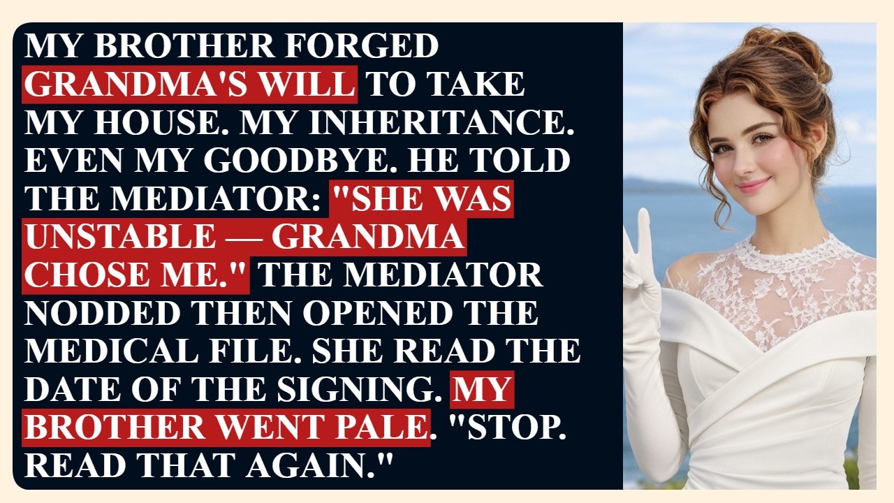 My Brother Forged Grandma's Will To Steal My Inheritance, Until The Mediator Read The Altered Deed